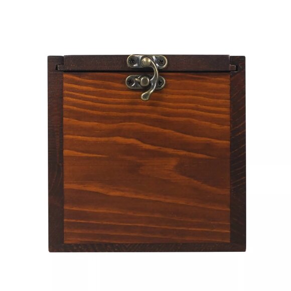 Pet Memorial Wooden Urn or Keepsake Box, Photo Space, Clasp Top, Printed Saying - Picture 6 of 6